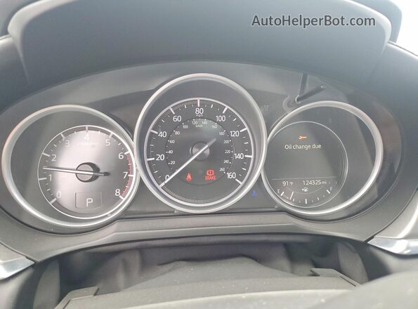 JM1GL1TY8J1300815 2018 MAZDA 6 Black Instrument cluster view