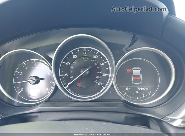 JM1GL1TY9K1504637 2019 MAZDA 6 Gray Հետևի նստատեղերի տեսք