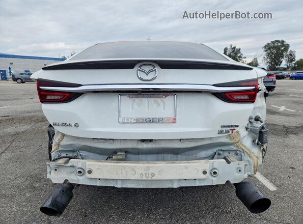 JM1GL1TY9K1506646 2019 MAZDA 6 White Rear view