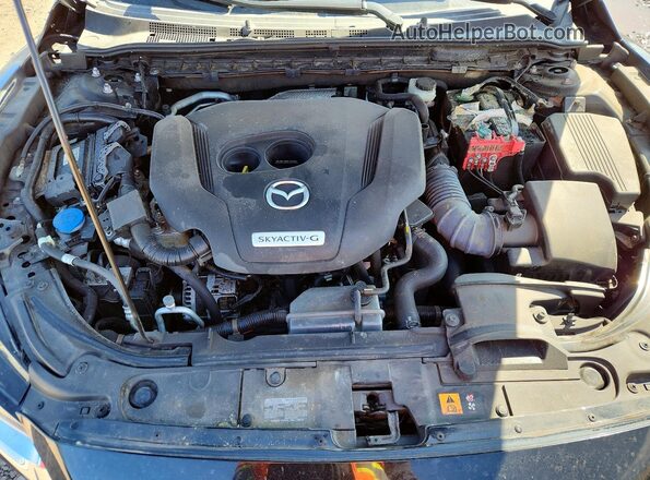JM1GL1TY9L1517129 2020 MAZDA 6 Black Սալոնի հետևի տեսք
