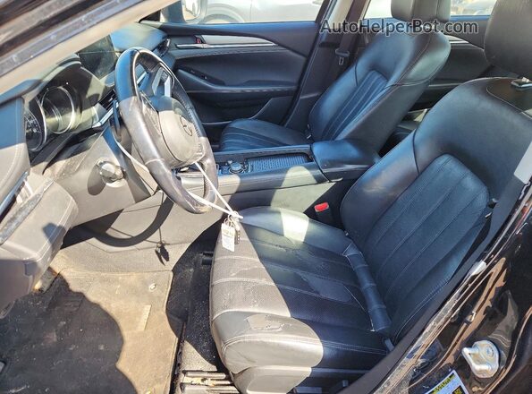 JM1GL1TY9L1517129 2020 MAZDA 6 Black Սալոնի դիմացի տեսք