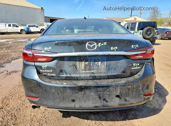 JM1GL1TY9L1517129 2020 MAZDA 6 Black Հետևի տեսք