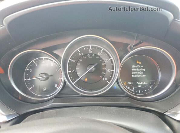 JM1GL1TY9M1615210 2021 MAZDA 6 White Instrument cluster view