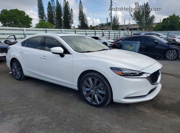 JM1GL1TY9M1615210 2021 MAZDA 6 White Front right