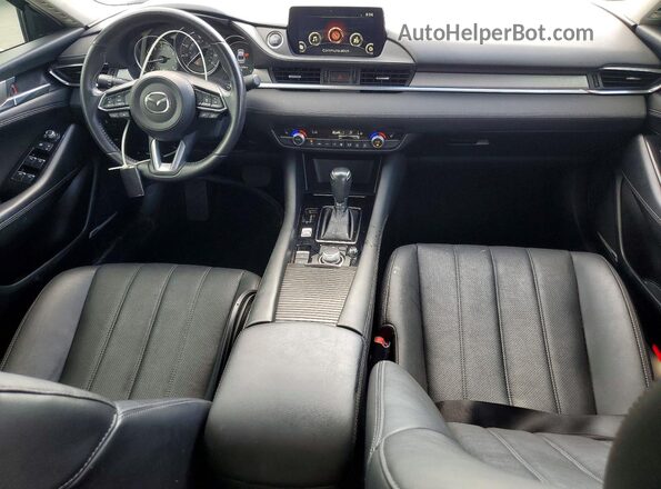 JM1GL1TY9M1615210 2021 MAZDA 6 White Dashboard view