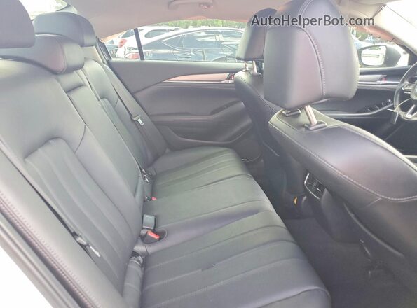 JM1GL1TY9M1615210 2021 MAZDA 6 White Rear seats view