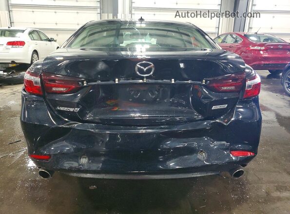 JM1GL1TYXJ1300850 2018 MAZDA 6 Black უკანა ხედი