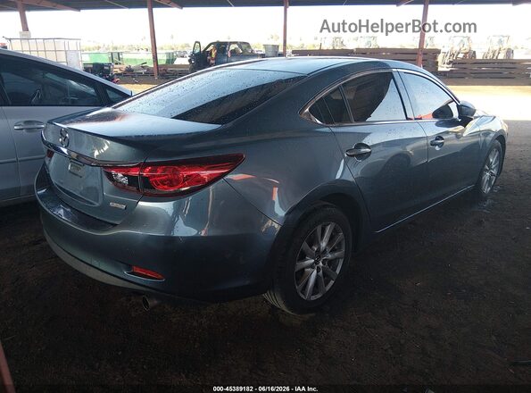 JM1GL1U50H1117410 2017 MAZDA 6 Синий Задняя правая четверть