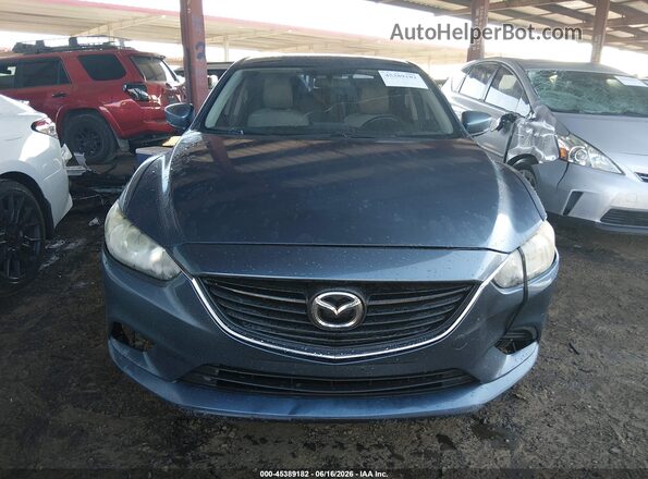 JM1GL1U50H1117410 2017 MAZDA 6 Синий Вид щитка приборов