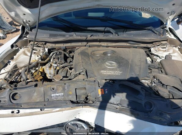 JM1GL1U50H1149239 2017 MAZDA 6 White უკანა ხედი