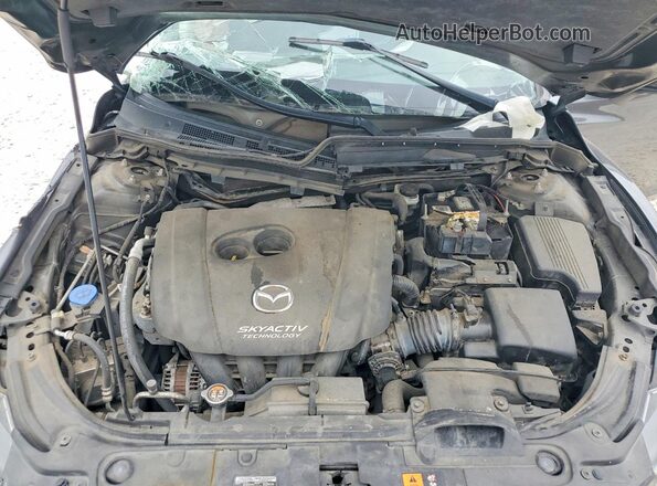 JM1GL1U52H1135276 2017 MAZDA 6 Gray Widok wnętrza z tyłu