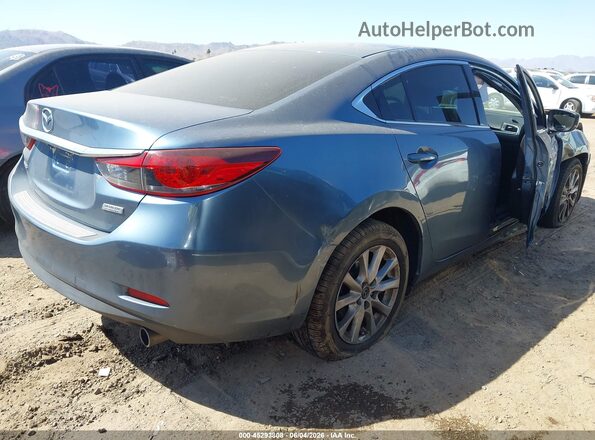 JM1GL1U55H1127852 2017 MAZDA 6 Blue Tył prawy