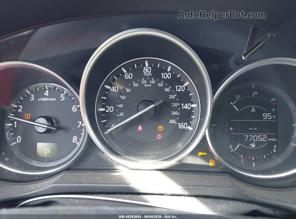 JM1GL1U55H1127852 2017 MAZDA 6 Blue Widok tylnych siedzeń
