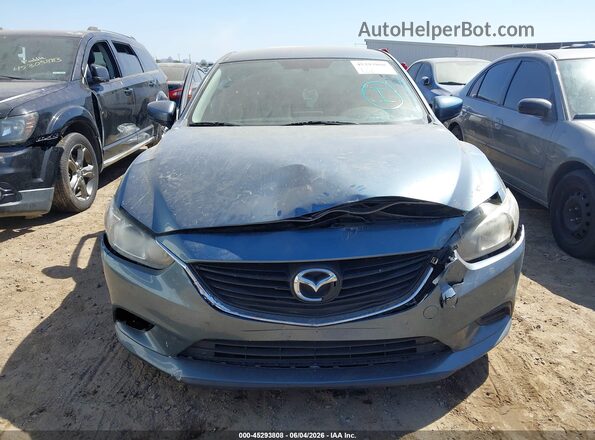 JM1GL1U55H1127852 2017 MAZDA 6 Blue Widok z przodu