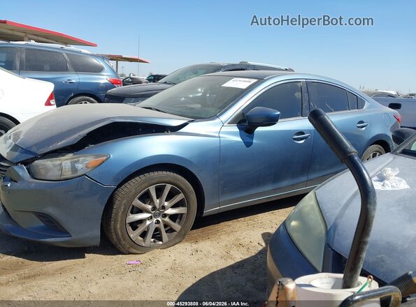 JM1GL1U55H1127852 2017 MAZDA 6 Blue Widok wnętrza 360 stopni