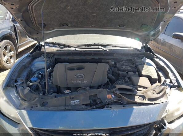 JM1GL1U55H1127852 2017 MAZDA 6 Blue Widok z tyłu