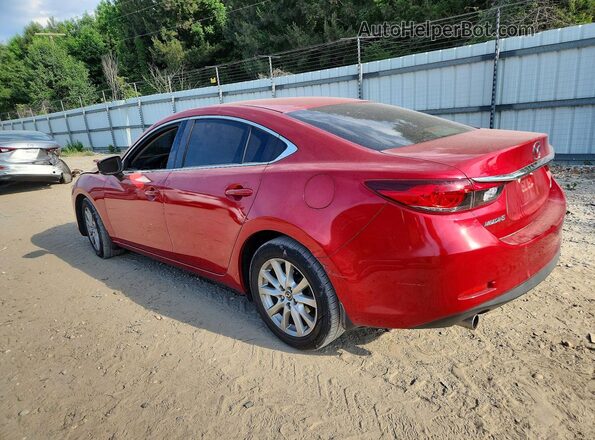 JM1GL1U56H1115810 2017 MAZDA 6 Red Tył lewy