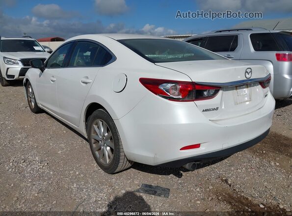 JM1GL1U59H1103800 2017 MAZDA 6 White უკანა მარცხენა
