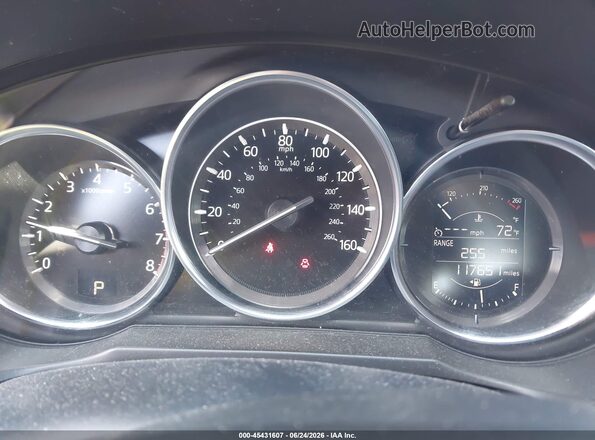 JM1GL1UM2J1328590 2018 MAZDA 6 Black უკანა სავარძლების ხედი