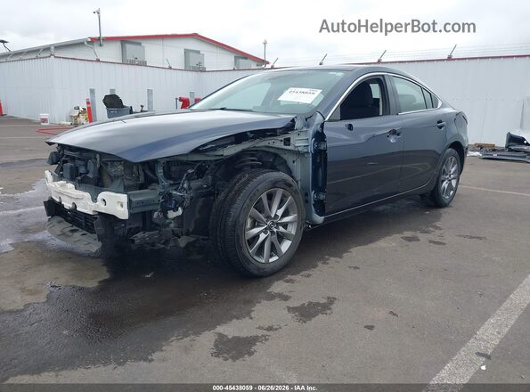 JM1GL1UM2M1603847 2021 MAZDA 6 Dark Blue Przód lewy