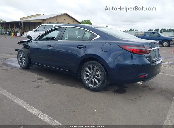 JM1GL1UM2M1603847 2021 MAZDA 6 Dark Blue Tył lewy