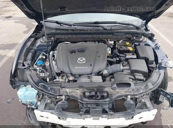 JM1GL1UM2M1603847 2021 MAZDA 6 Dark Blue Widok z tyłu