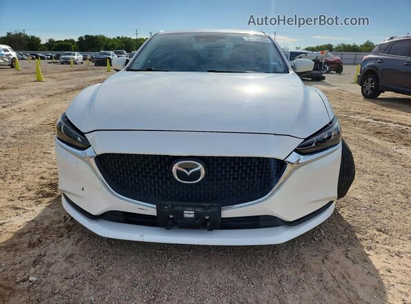 JM1GL1UM5L1517351 2020 MAZDA 6 White Դիմացի տեսք