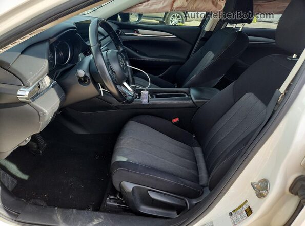 JM1GL1UM5L1517351 2020 MAZDA 6 White Սալոնի դիմացի տեսք