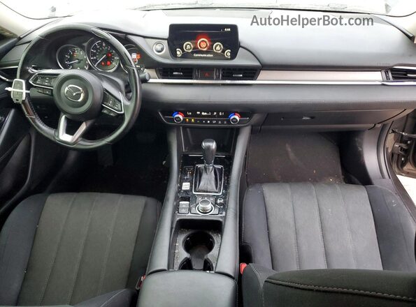 JM1GL1UM5M1609352 2021 MAZDA 6 Gray Dashboard view