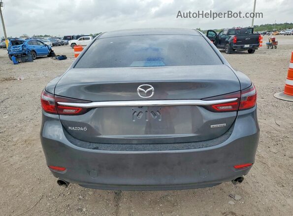 JM1GL1UM5M1609352 2021 MAZDA 6 Gray Rear view