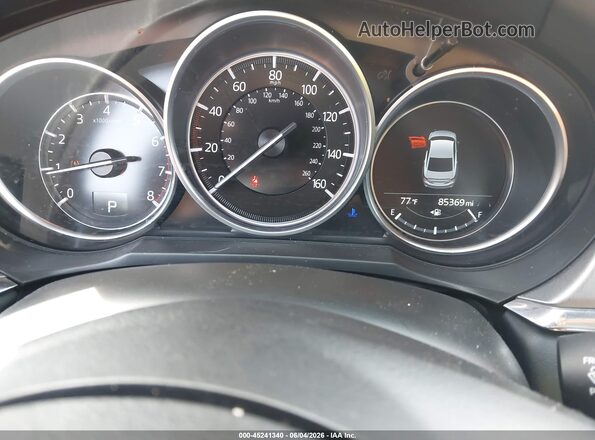 JM1GL1UM6L1522560 2020 MAZDA 6 Black უკანა სავარძლების ხედი