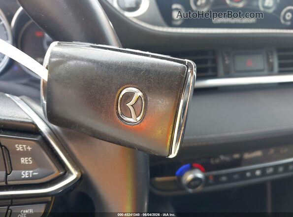 JM1GL1UM6L1522560 2020 MAZDA 6 Black წინა პანელის ხედი