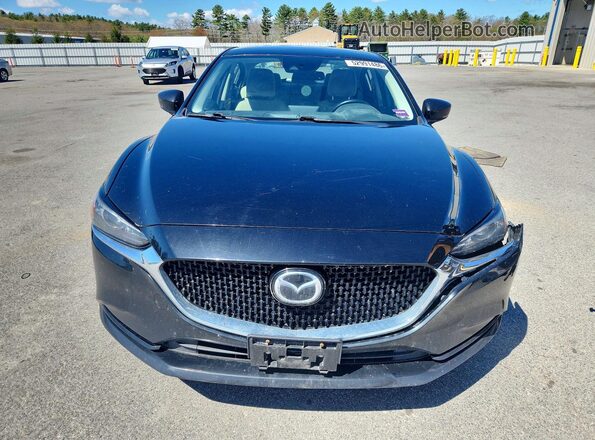 JM1GL1UM8J1333454 2018 MAZDA 6 Black Front view