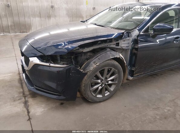 JM1GL1UM9L1516722 2020 MAZDA 6 Dark Blue Front view