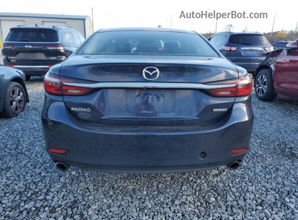 JM1GL1UMXK1502844 2019 MAZDA 6 Blue Вид ззаду