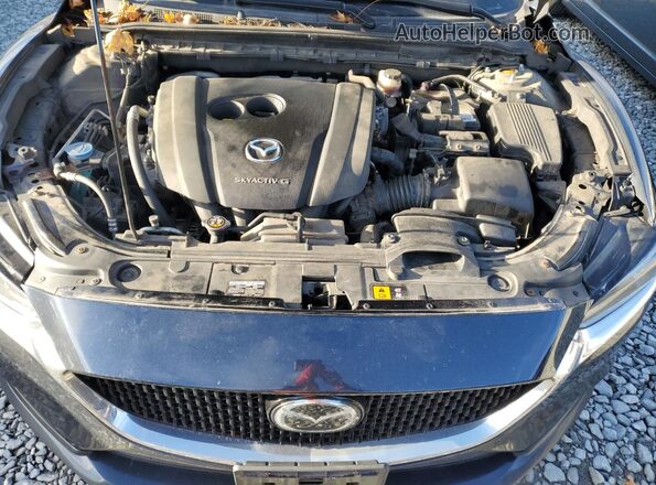 JM1GL1UMXK1502844 2019 MAZDA 6 Blue Вид задньої частини салону