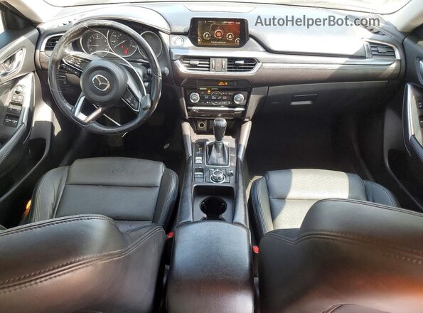 JM1GL1V50H1118037 2017 MAZDA 6 Gray წინა პანელის ხედი
