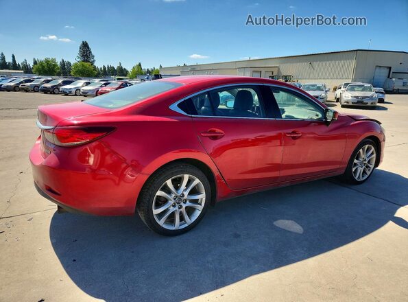 JM1GL1V50H1140927 2017 MAZDA 6 Red Задня права чверть