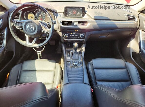 JM1GL1V50H1140927 2017 MAZDA 6 Red Вид панелі приладів