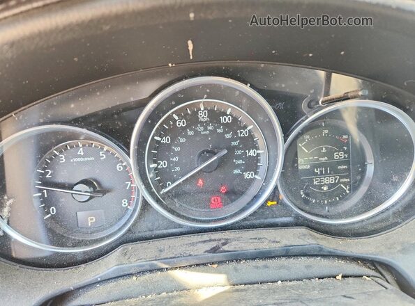 JM1GL1V50H1140927 2017 MAZDA 6 Red Вид щитка приладів