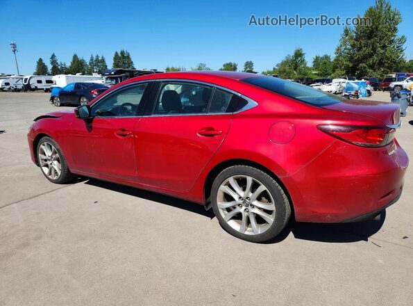 JM1GL1V50H1140927 2017 MAZDA 6 Red Задня ліва чверть