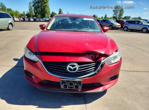 JM1GL1V50H1140927 2017 MAZDA 6 Red Вид спереду