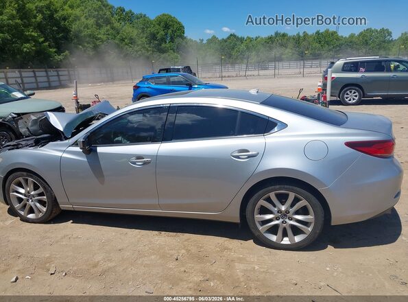 JM1GL1V51H1128821 2017 MAZDA 6 Silver უკანა სალონის ხედი