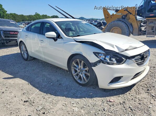 JM1GL1V51H1131136 2017 MAZDA 6 White Przód prawy