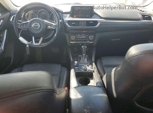 JM1GL1V51H1131136 2017 MAZDA 6 White Widok deski rozdzielczej