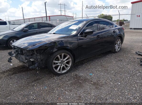 JM1GL1V53H1117660 2017 MAZDA 6 Black Vista tres cuartos delantera izquierda