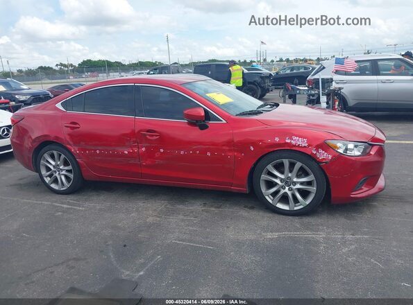 JM1GL1V53H1149654 2017 MAZDA 6 Red Вид спереду