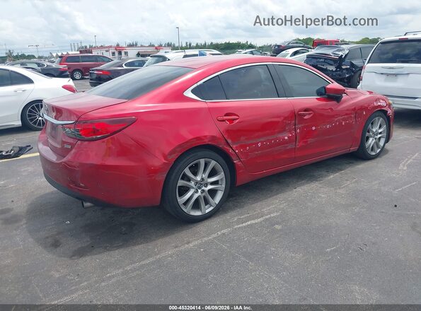 JM1GL1V53H1149654 2017 MAZDA 6 Red Задня права чверть