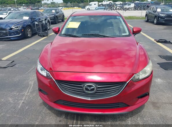 JM1GL1V53H1149654 2017 MAZDA 6 Red Вид щитка приладів
