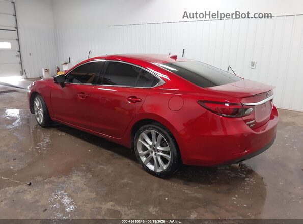 JM1GL1V54H1108854 2017 MAZDA 6 Red Trasero izquierdo